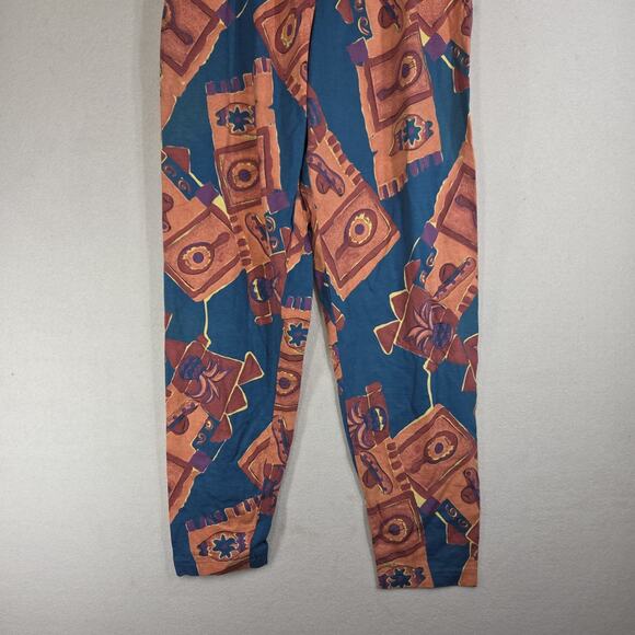 Vtg Chicos Pants Womens 1 L Abstract Cottagecore Grandma Pant Western Aztec - Picture 7 of 12